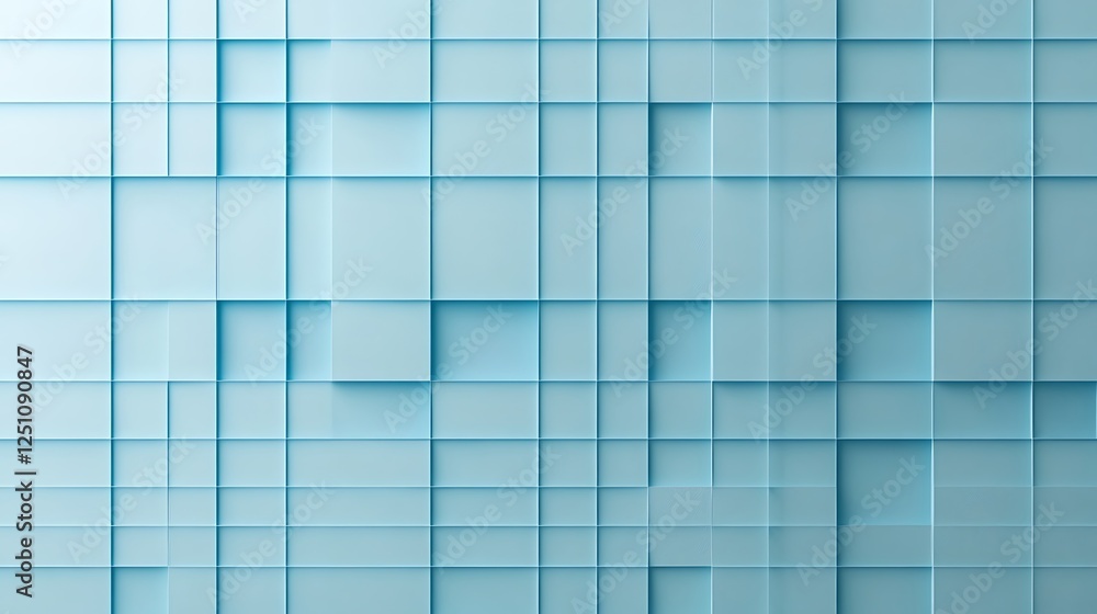 Abstract Blue Square Grid Pattern Background Abstract Blue Square Grid Pattern Background