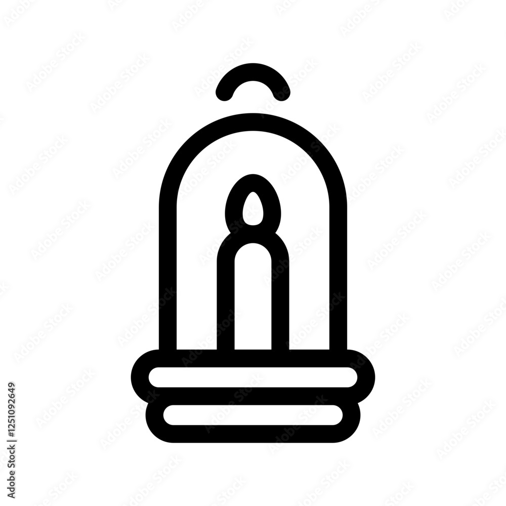 Candle Icon Vector Symbol Design Illustration Candle Icon Vector Symbol Design Illustration
