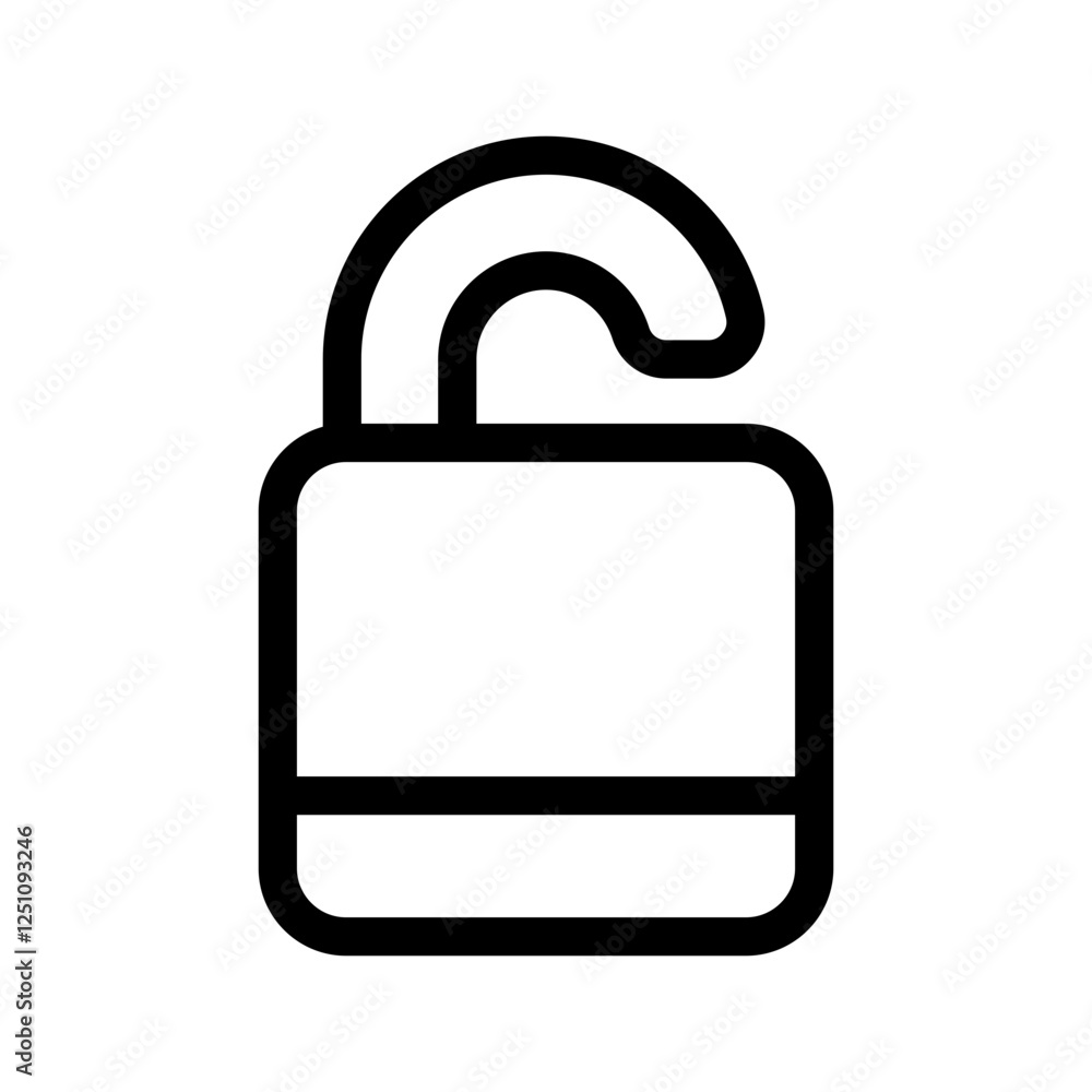 Unlock Icon Vector Symbol Design Illustration Unlock Icon Vector Symbol Design Illustration