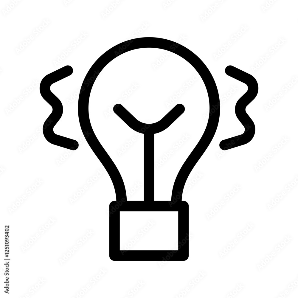 Creative Idea Icon Vector Symbol Design Illustration Creative Idea Icon Vector Symbol Design Illustration