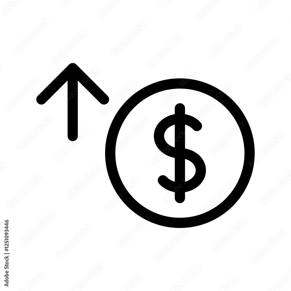 Growth Icon Vector Symbol Design Illustration Growth Icon Vector Symbol Design Illustration