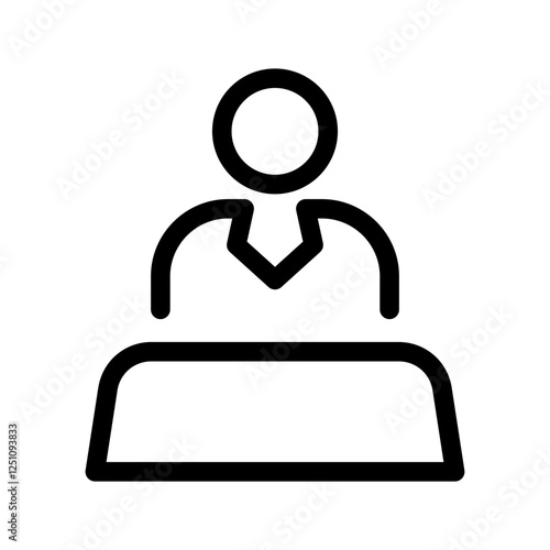 Declare Icon Vector Symbol Design Illustration