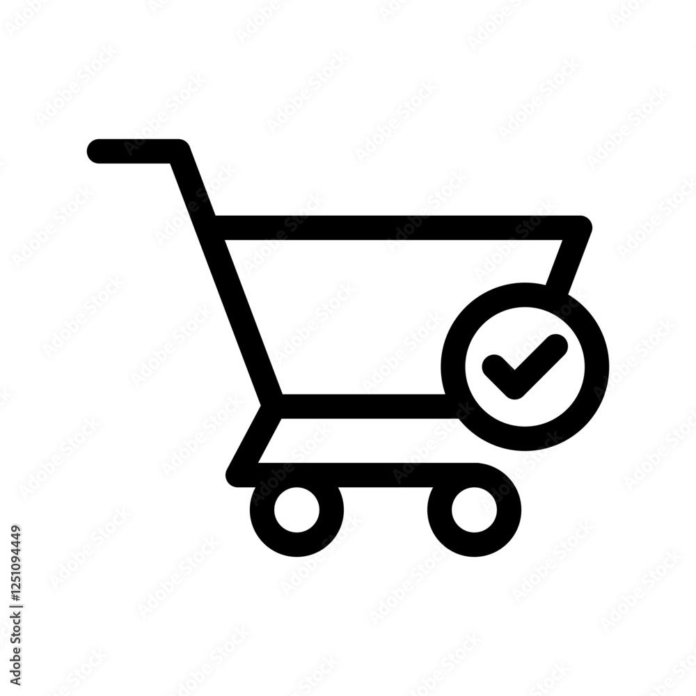 Add To Cart Icon Vector Symbol Design Illustration