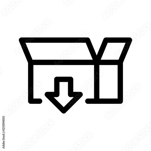 Package Icon Vector Symbol Design Illustration