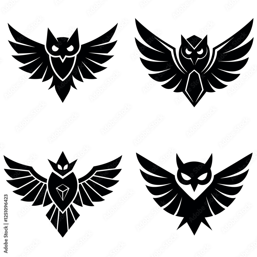 Owl Icons for Diverse Design Owl Icons for Diverse Design