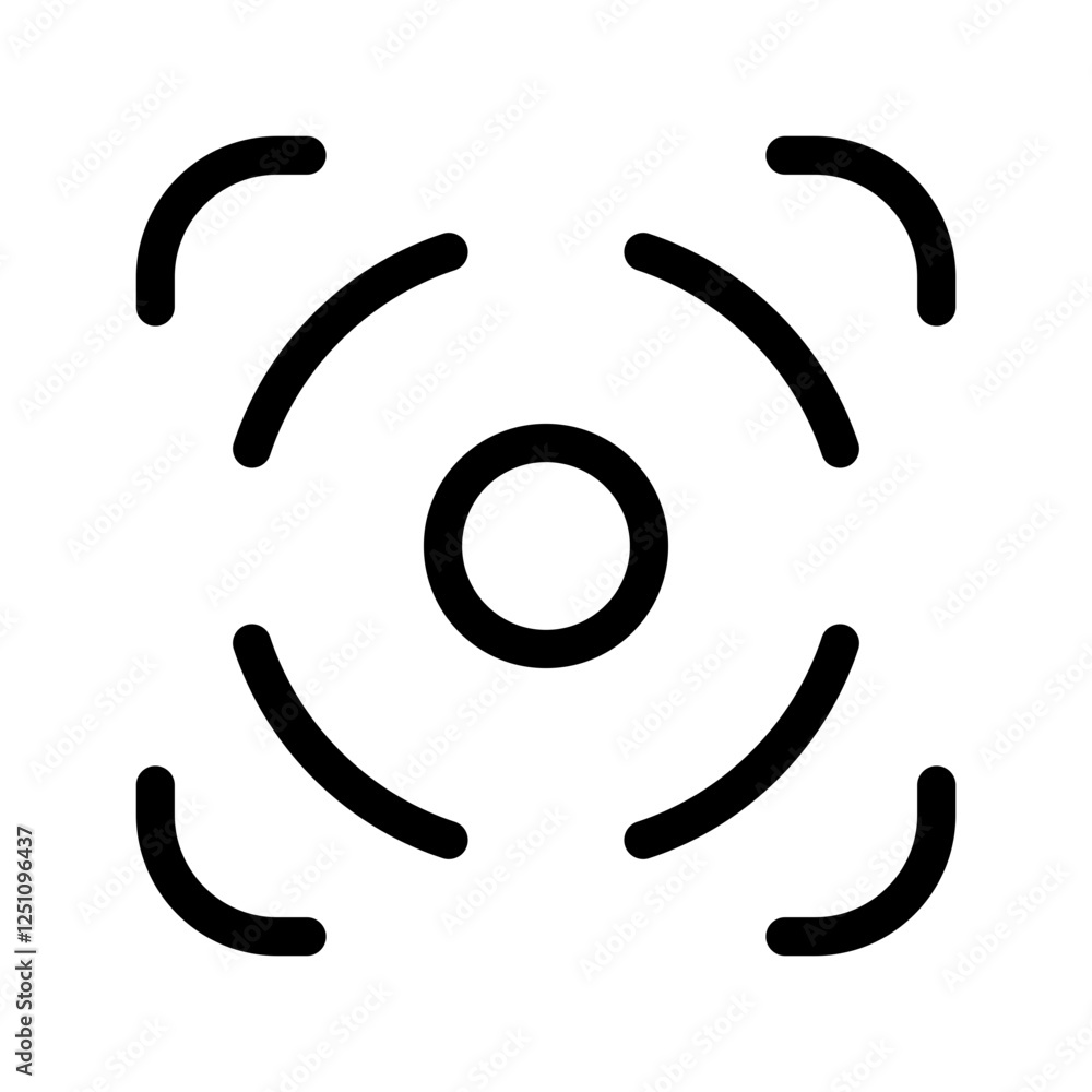 Focus Icon Vector Symbol Design Illustration Focus Icon Vector Symbol Design Illustration