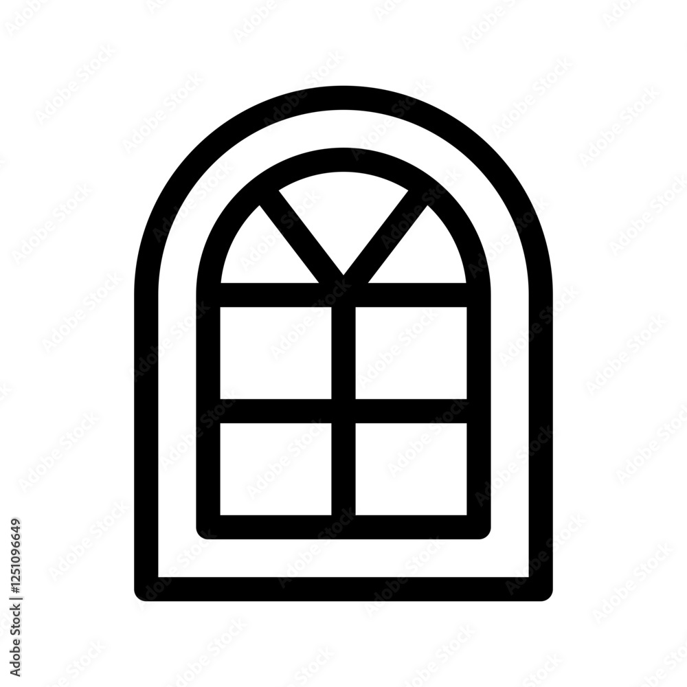 Window Icon Vector Symbol Design Illustration Window Icon Vector Symbol Design Illustration