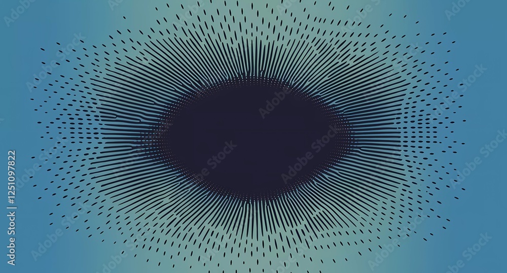 Blue background with a halftone pattern, flat design, vector illustration Blue background with a halftone pattern, flat design, vector illustration