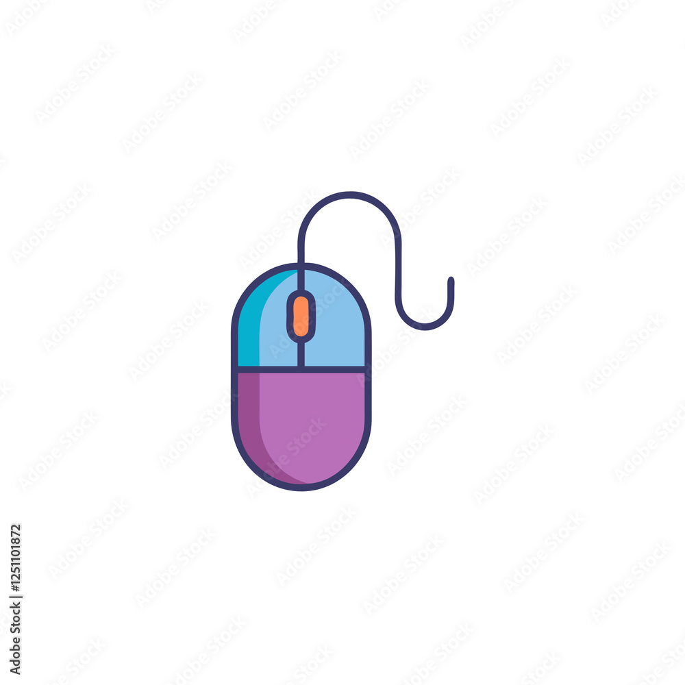 mouse colored icon on transparent background
mouse colored icon on transparent background