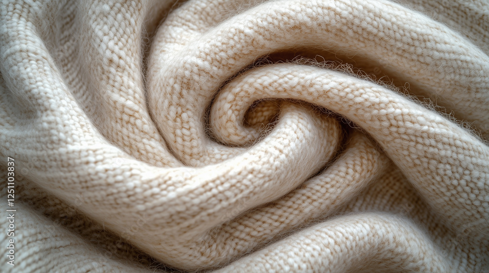 Close-up of soft, textured fabric in a natural beige tone, showcasing intricate patterns and gentle folds, ideal for cozy home decor themes Close-up of soft, textured fabric in a natural beige tone, showcasing intricate patterns and gentle folds, ideal for cozy home decor themes