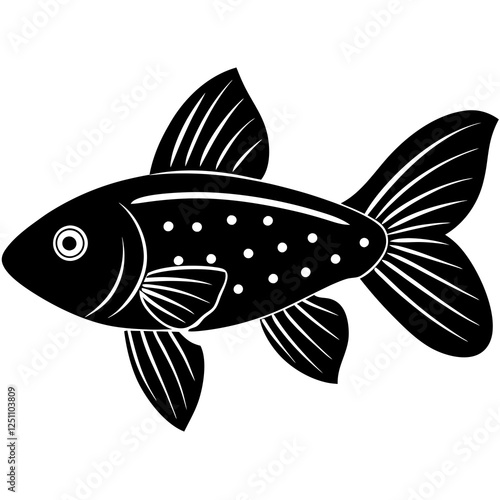 fish on a white background