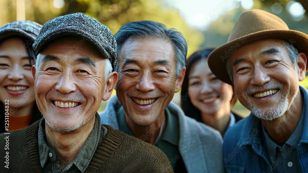 Asian people smiling together joy happy optimistic vibes, people togetherness and unity concept Asian people smiling together joy happy optimistic vibes, people togetherness and unity concept