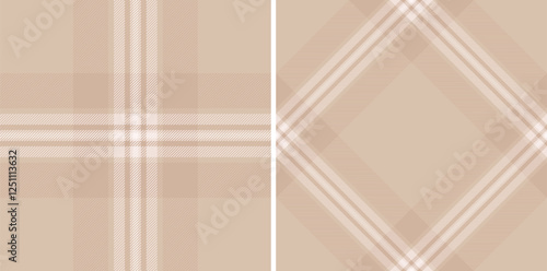 Background seamless vector of texture fabric tartan with a pattern textile check plaid. Set in stylish colors. Textured wall paint.