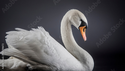 Fototapeta Naklejka Na Ścianę i Meble -  swan portrait