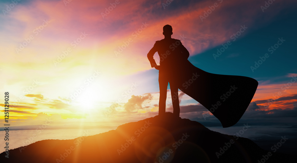 Φωτογραφία Achievement and Business Goal Success Concept - Creative business people with icon graphic interface showing employee reward giving for business success achievement
