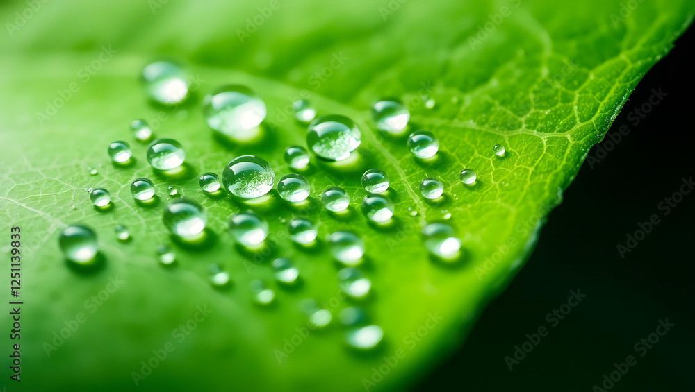 macro photograph of numerous, minute, translucent fresh water droplets macro photograph of numerous, minute, translucent fresh water droplets