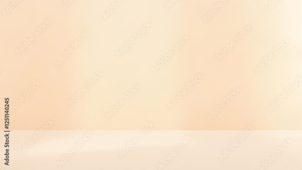 beige wall and floor. Minimalistic light blurred background beige wall and floor. Minimalistic light blurred background