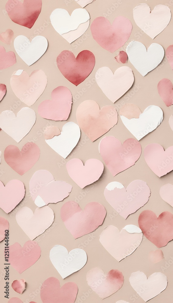 Minimalist Valentine's paper texture background in pastel pink and beige Minimalist Valentine's paper texture background in pastel pink and beige