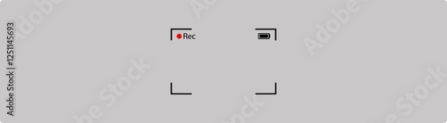 Video Camera Frame ,  Vertical video recording, Focusing screen. Full HD format