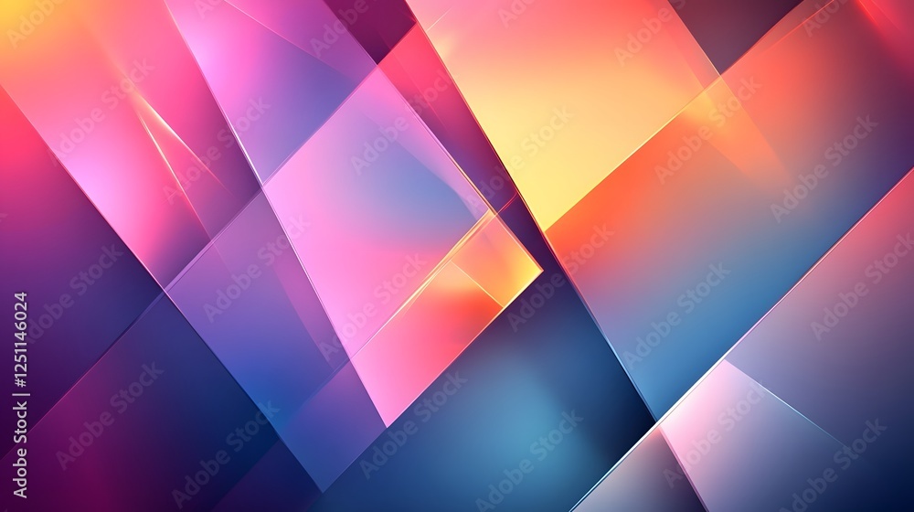 Visually striking abstract digital artwork featuring a dynamic composition of overlapping interlocking geometric shapes in a vibrant spectrum of colors and gradient backgrounds Visually striking abstract digital artwork featuring a dynamic composition of overlapping interlocking geometric shapes in a vibrant spectrum of colors and gradient backgrounds