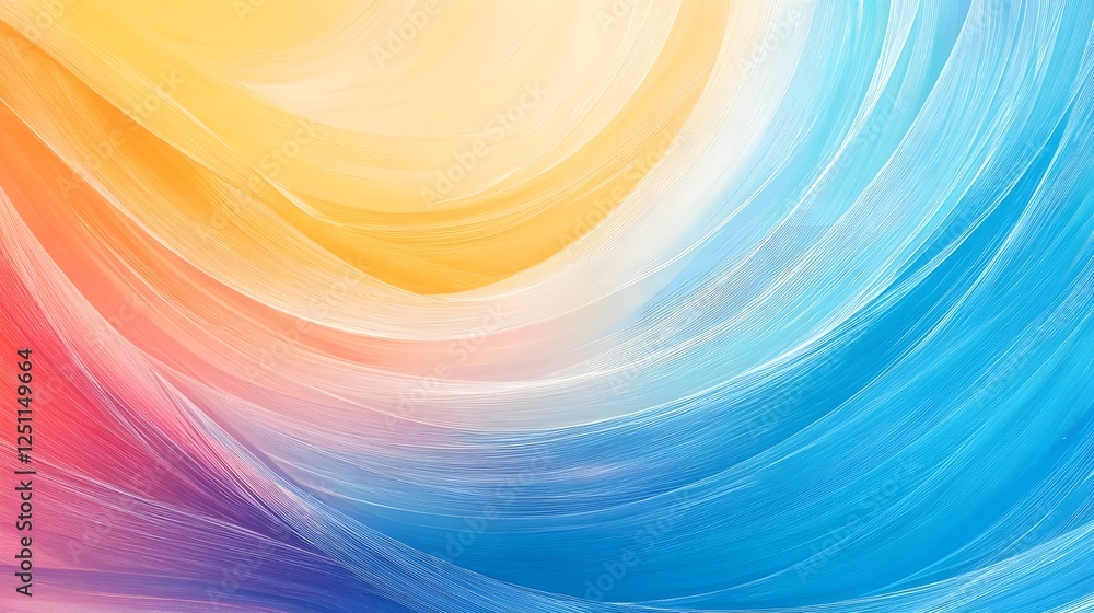 Abstract Colorful Waves Background - Abstract art Abstract Colorful Waves Background - Abstract art
