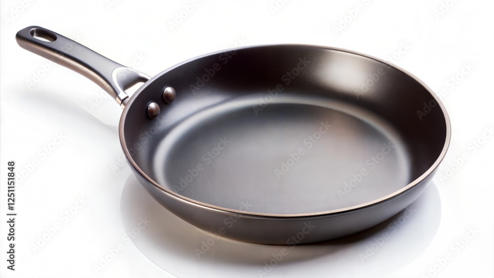 Cast iron frying pan on white background. Cast iron frying pan on white background.