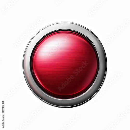 Realistic red emergency button with metallic frame isolated on transparent background. High-tech control panel button. Generative Ai. Free Download Realistic red emergency button with metallic frame isolated on transparent background. High-tech control panel button. Generative Ai. - GFXLoad