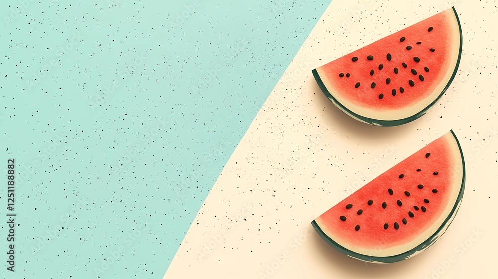 Watermelon artwork for farm-to-table visuals, ideal for restaurant graphics, cookbook covers, and healthy eating campaigns, expressive and colorful, hand-drawn etching style Watermelon artwork for farm-to-table visuals, ideal for restaurant graphics, cookbook covers, and healthy eating campaigns, expressive and colorful, hand-drawn etching style