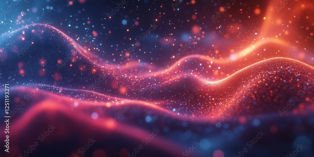 Quantum waves laboratory digital art abstract close-up frontier physics research Quantum waves laboratory digital art abstract close-up frontier physics research
