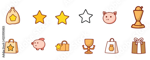 Loyalty & Bonus Points Icons ðŸ… Perfect for Marketing & Sales
