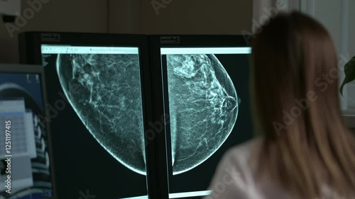 A radiologist is tasked with evaluating mammogram images for ensuring optimal breast health
