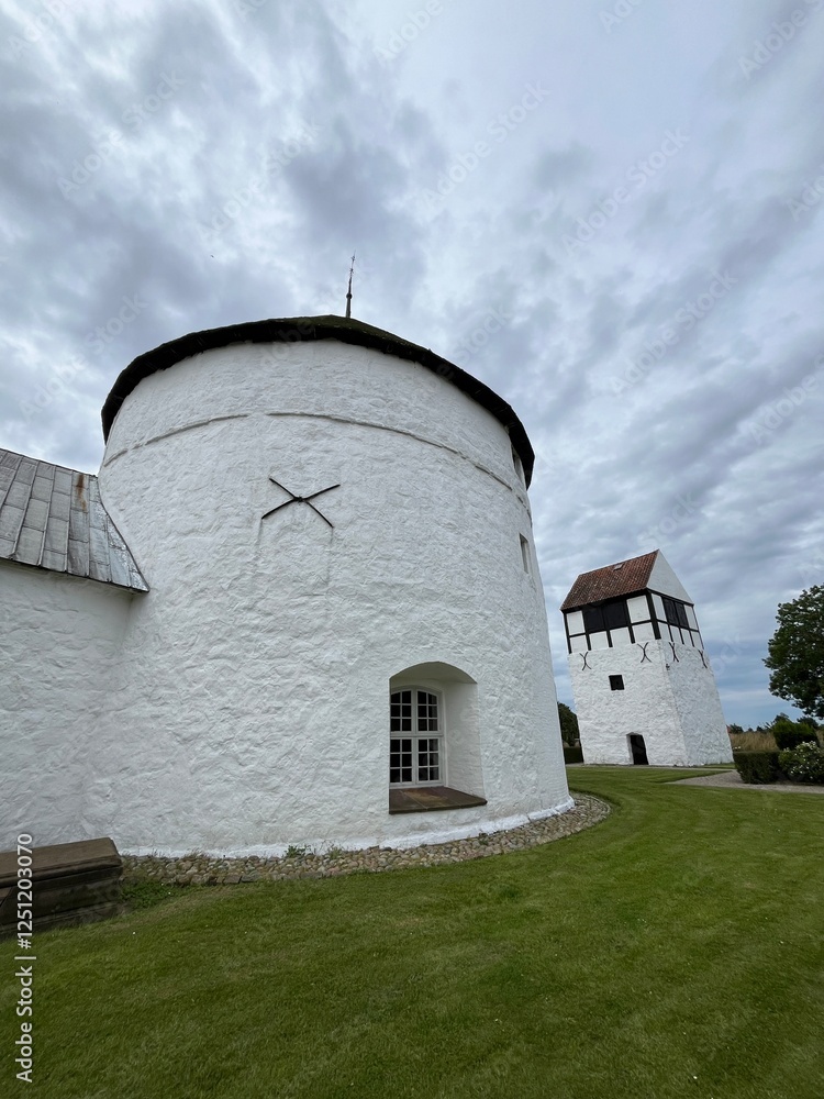 Fototapeta premium old church in the village