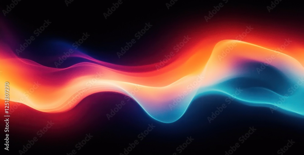 custom made wallpaper toronto digitalDynamic Abstract Wave Pattern Gradient Design for Music Cover Party Poster