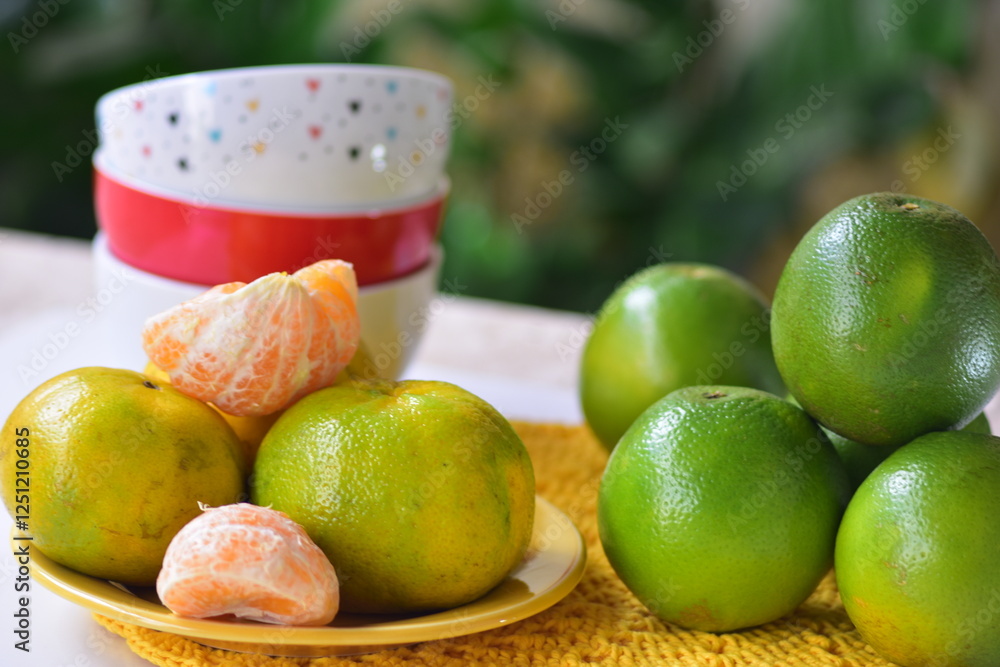 Entre as frutas cítricas, a tangerina murcote se destaca por sua doçura e suculência Entre as frutas cítricas, a tangerina murcote se destaca por sua doçura e suculência