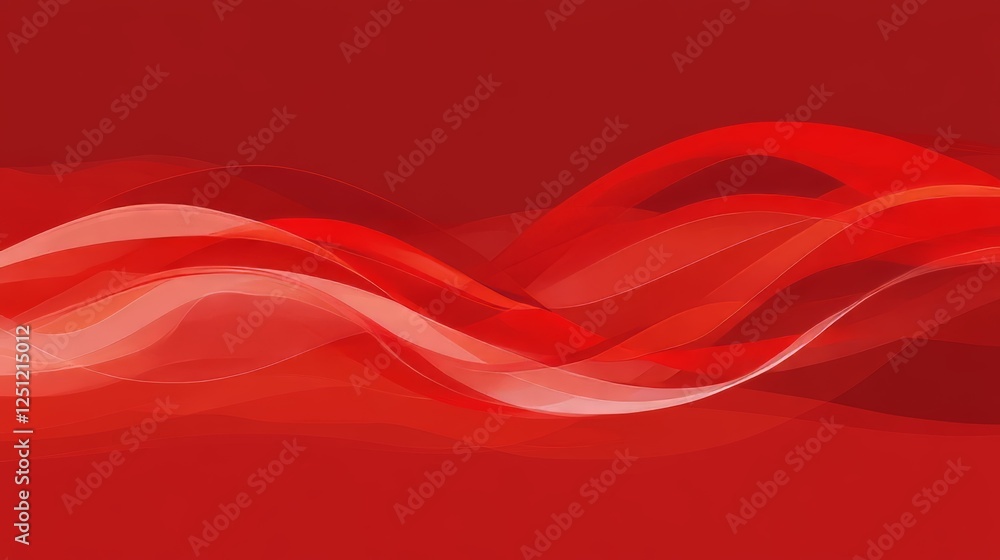 Intense Red Dynamic Flowing Lines Background, Modern And Abstract Graphic Design Element. Intense Red Dynamic Flowing Lines Background, Modern And Abstract Graphic Design Element.