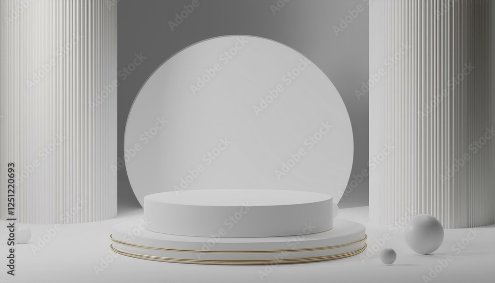 abstract 3d realistic white background 3d cylinder pedestal podium minimal scene for cosmetics and product display presentation 3d rendering illustration abstract 3d realistic white background 3d cylinder pedestal podium minimal scene for cosmetics and product display presentation 3d rendering illustration