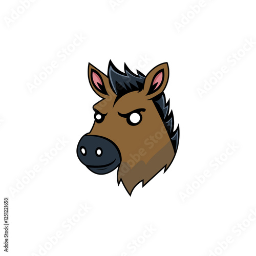 Wallpaper Mural Vector graphic of horse head vector artwork illustration mascot. This vector is perfect for templates, t-shirt designs, branding, business, banners, decorations and wallpapers etc.
 Torontodigital.ca