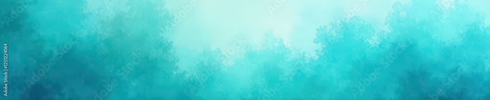 Deep aquamarine watercolor blend, rich gradient with soft layering , flowing, design, serene Deep aquamarine watercolor blend, rich gradient with soft layering , flowing, design, serene