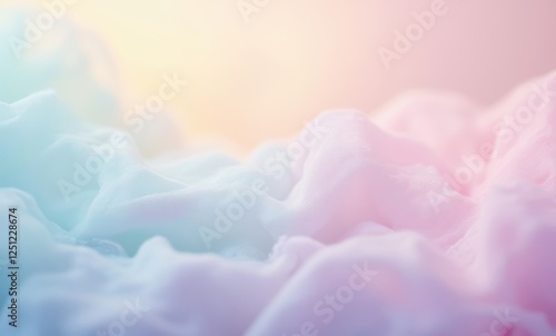 Soft pastel fabric textures in dreamy colors photo