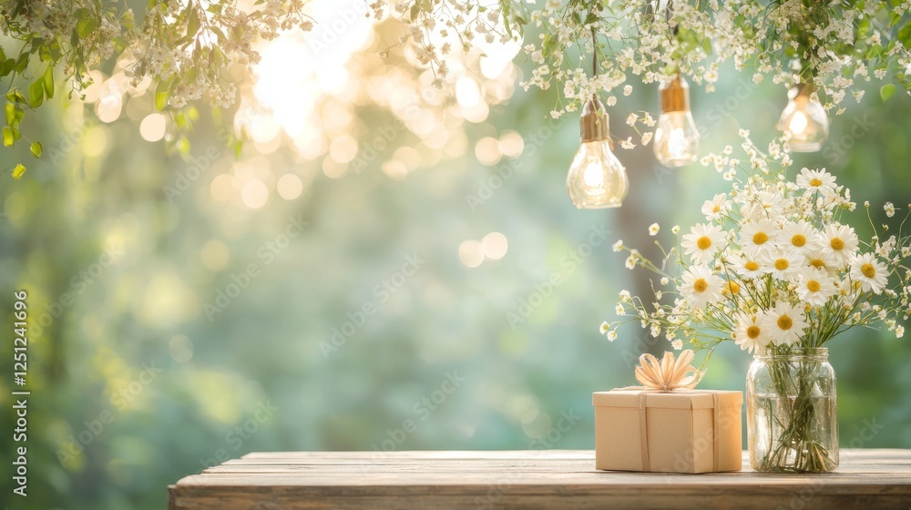 Charming floral arrangement serene outdoor setting decorative display soft natural light close-up view tranquility and beauty Charming floral arrangement serene outdoor setting decorative display soft natural light close-up view tranquility and beauty
