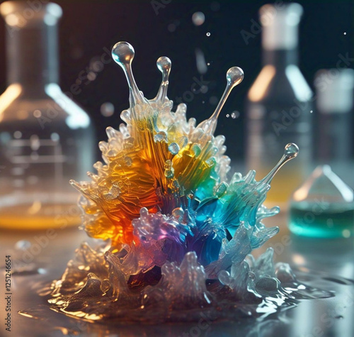 close up of a glass of water