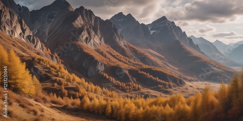 Breathtaking Autumn Mountain Panorama