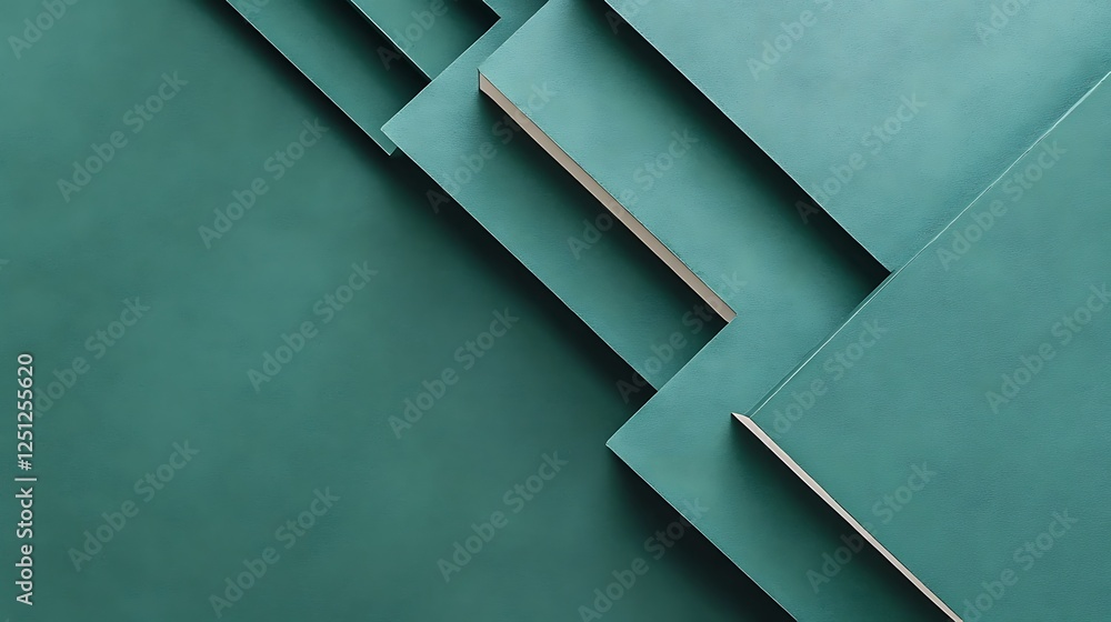 Teal Geometric Shapes Abstract Background Teal Geometric Shapes Abstract Background