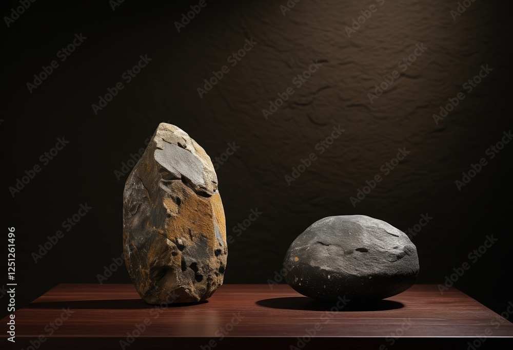 Naklejka premium Chinese Stone Age Peiligang culture