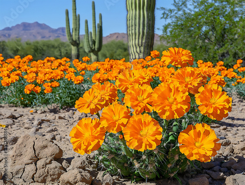  desert marigold resilience in arizona photo