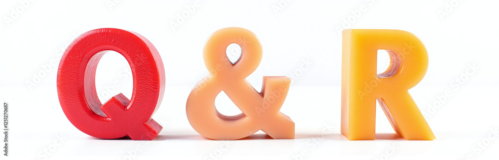 Letters Q And R Made From Cherry And Orange Are Isolated And Visible Against A Clean White Background. 00002 Letters Q And R Made From Cherry And Orange Are Isolated And Visible Against A Clean White Background. 00002