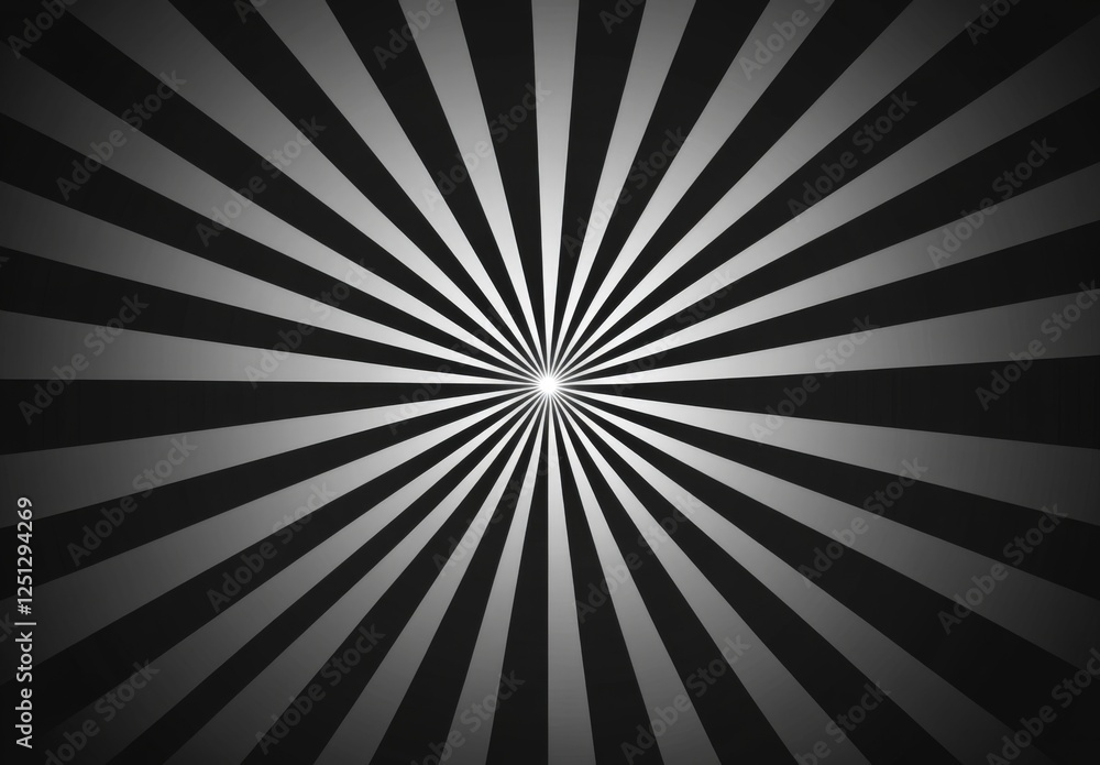 Obraz premium Abstract black striped background with spotlight, Vector