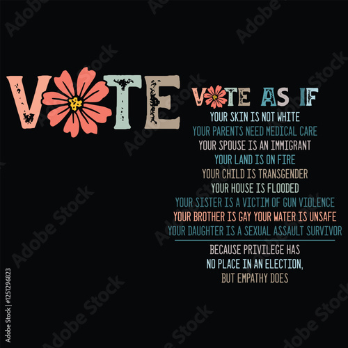 vote as if your skin is not white your parents