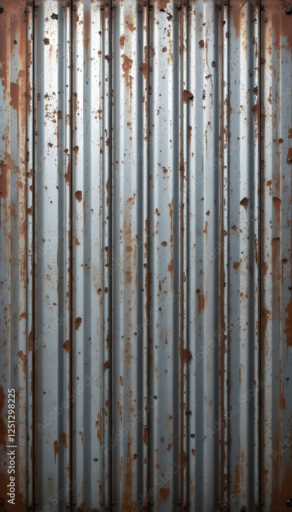 Rustic Tin Roof Texture: Weathered Corrugated Metal Rustic Tin Roof Texture: Weathered Corrugated Metal