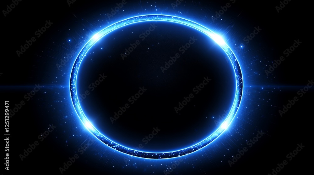 Glowing Circle Abstract Background Glowing Circle Abstract Background
